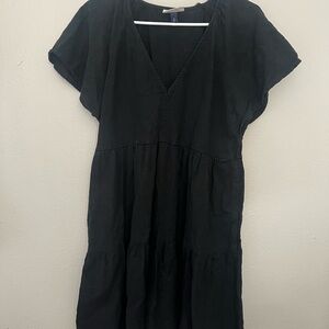 Universal Thread Charcoal V-Neck Dress